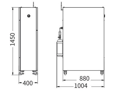 Gabinetes de almacenamiento de energía (240-350 VCC)