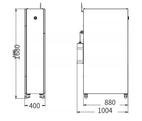 Gabinetes de almacenamiento de energía (324-438 VCC)